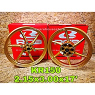 Kawasaki Ninja KRR150 SP522 RCB Sport Rim 215 / 300 / 17' Racing Boy KR150 KIP Gold Color