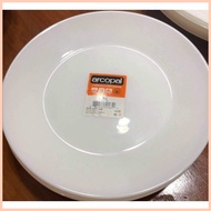 ☎ ◵ ¤ Arcopal Zelie White Opal Dinner Plates 25cm ~9.75inches