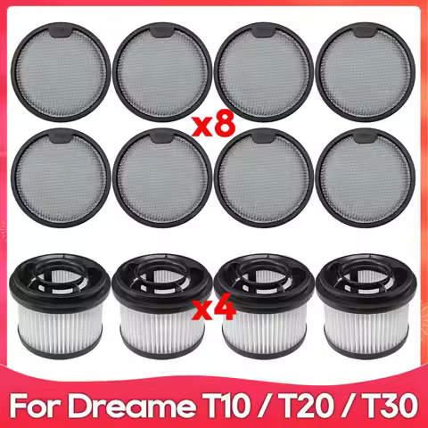 Front Filter Fit For ( Dreame T10, T20, T20 Pro, T30, T30 Neo, R10, R10 Pro, R20, Xiaomi G9, G10 ) P