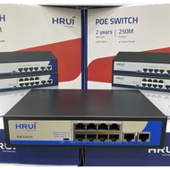 POE Switch 8 PORT HR902-AF-82N 8 PORT POE+2 Uplink 96W 2 Uplink ports