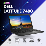 Premium Dell Latitude e7480 i5 gen 7 / 8GB / SSD 128GB โน๊ตบุ๊คมือสอง ลงโปรแกรมพร้อมใช้งาน พร้อมส่ง 