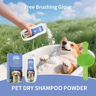 Pet Dry Cleaning Powder Universal for Cats Dogs Pets Anhydrous Shower Gel Anhydrous Shampoo No Water