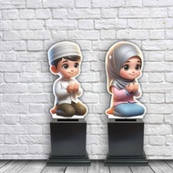 Acrylic Islamic Children's Trophy, Custom Acrylic Muslim Children's Trophy, Quran Reading Trophy, Ac