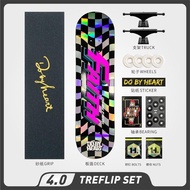 1985 Skateboard Shop DBH4.0 Skateboard Beginner Youth Extreme Double Rocked Skateboard Adult Profess