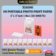 Xiaomi Mi Portable Photo Printer Paper (2x3-inch, 20-sheets) Original Xiaomi Photo Film