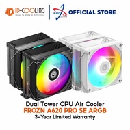ID-COOLING FROZN A620 PRO SE ARGB DUAL TOWER CPU AIR COOLER - BLACK / WHITE