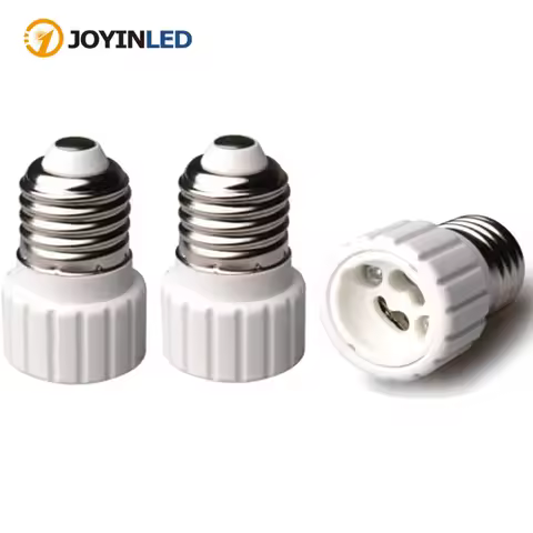E27 to GU10/E14 LED Corn Bulb Light Lamp Base Lamp Holder Converter Socket Adapter GU10 to E27/G9/E1