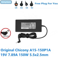 Original Chicony 19V 7.89A 150W A15-150P1A A150A006L A150A010L AC Adapter Charger For CLEVO P957HP6 