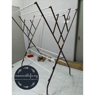 3V OUTDOOR CLOTHS HANGER /DRYING CLOTH RACK /RAK SIDAI BAJU/AMPAIAN BAJU 6+4BAR