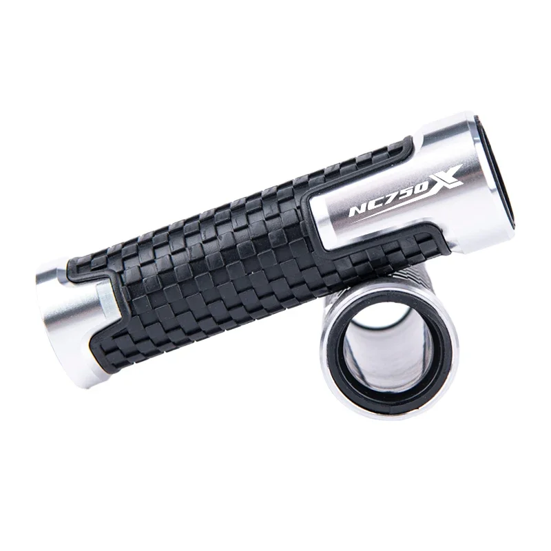 For HONDA NC750X NC750 X NC 750X NC 750 X Accessories Motorcycle Handlebar Grips CNC Aluminum Rubber