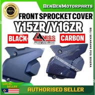 YAMAHA Y15ZR / Y16ZR FRONT SPROCKET COVER BLACK CARBON 100% ORIGINAL VISS Y15 Y16