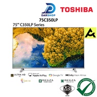 FREE SHIP Toshiba 75 Inch 4K Smart TV UHD Google TV NEWER Android TV 75" Television 电视 電視機 75C350LP