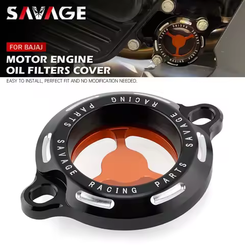 Engine Oil Filter Cover For BAJAJ Pulsar 200NS 200RS 200AS 2012-2020 Dominar 400 200 NS RS AS Motorc