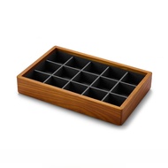 กล่องเก็บเครื่องประดับแบบชั้นวางของแท้พร้อมชั้นวางหลายชั้นจาก Mulberry กล่องเก็บของสำหรับเครื่องประด