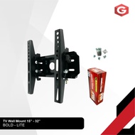 TV / Monitor Bracket 17" - 32" Inch Bold Lite