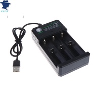 [miqin] 3 Slots 18650 Li-ion Battery Charger USB Charger Adapter Rechargeable Li-ion Battery Charger