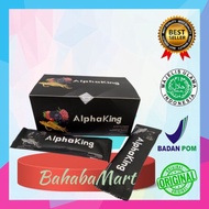 [COD]ALPHAKING/ALPAKING OBAT KUAT PRIA DEWASA HERBAL TAHAN LAMA ISI 3 SACHET BPOM ORIGINAL