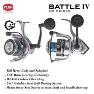 [RESTOCK] [100% ORIGINAL] PENN BATTLE IV SPINNING REEL, BTLIV 3000 DX, BTLIV 4000 DX, BTLIV 5000 DX,