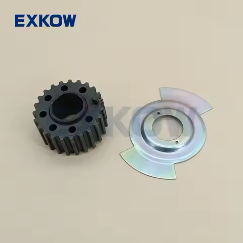 2PCS Crankshaft Camshaft Drive Sprocket & Sensing Blade for Mitsubishi Colt Lancer CS1A CS2A CS3A CS