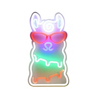 LED neon light alpaca neon light USB power supply cute unique art decoration night light indoor family children party gift