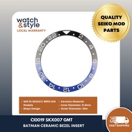 CI0019 SKX007/SRPD Batman GMT Ceramic Bezel Insert