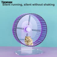 [YUE]Hamster Wheel Easy to Install Pet Running Wheel Transparent Hamster Exercise Toy Small Pets Supplies