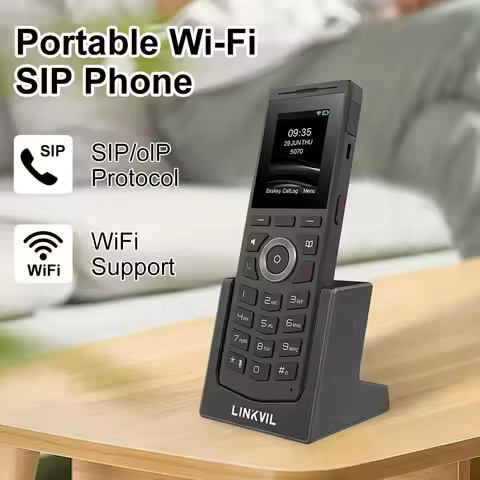 LINKVIL mini smart Wireless sip phone WiFi voip phone Audio Handheld Phone for Office Home Hotels Po
