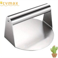 CYMX Smash Burger Press, Round No Rust Stainless Steel Grill Press, Steak Burger Stainless Steel Bur