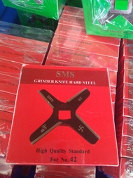 ใบมีดเครื่องบดอะไหล่บดเนื้อ1ชั้น2ชั้นบดหมูบดเนื้อ #42 SMS(กล่องแดง2ชั้น)(กล่องเขียวชั้นเดียว) บรรจ