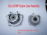 1E48F Aluminum Crankcase Crank Case Crankshaft Box With Bearing Oil Seal For 48F 63cc U-bike Goped E
