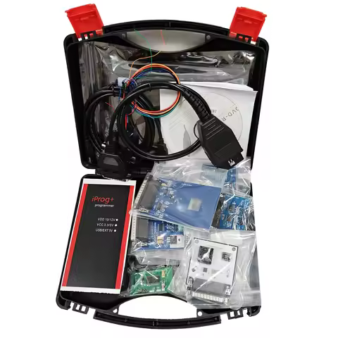 2026 V777 V87 Iprog+Plus Full Adapters 3 in1 Support IMMO+ Correction+ Reset Replace Carprog IPROG P