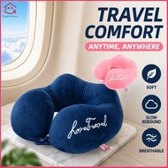 U Shape Pillow Portable Travel Neck Pillow Memory Foam Soft Cotton Office Airplane Nap Support