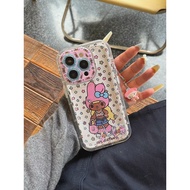 Polkadot Cartoon Melody iPhone 17pro Max 17pro 17 15pro Max 15pro 15 14 pro 14pro Max