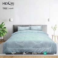 MIDORI TEMPO ผ้าปูที่นอน ชุดเครื่องนอน ชุดผ้าปู 6 ฟุต 5 ฟุต 3.5 ฟุต ลาย Trees