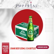 Chang Beer - 320ml x 24 Bottles (BBD: 10/2026)