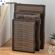 MASMETO Certificate Storage Box, A4 Transparent A4 File Box, Durable Plastic Multifunctional Dustpro
