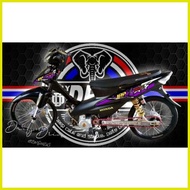 ☼ ✟ ℗ Honda Wave 100 Decal Sticker ( Jrp Design )