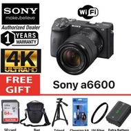 Sony A6600 18-135mm free extra battery original/64gb/bag/tripod/uv filter/cleaning kit/tripod