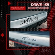 Car Sticker DRIVE 68 BODYKIT D68 Sticker Kereta