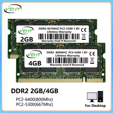 DDR3 DDR2 2GB 4GB 8GB Laptop Memories Ram PC2 5300 6400 1.8V 200Pin PC3 PC3L 1066 1333 1600Mhz 204Pi