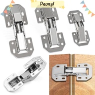 PDONY Spring Hinges, No Pre-drilled Soft Close Cabinet Hinge, Noiseless 90 Degree Hidden Concealed F