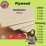Plywood 9mm | Papan Lapis | Papan Kayu | Kayu Papan | Plywood Sheet | Plywood Board | Table Top | Worktop | Wall Shelf