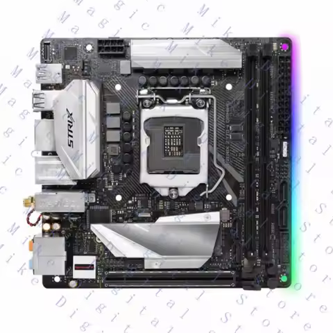 H FOR ASUS ROG STRIX Z370-I GAMING Motherboard Intel Z370 LGA1151 DDR4 Mini-ITX 1xM.2