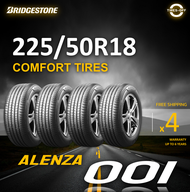 Bridgestone 225/50R18 ALENZA 001 ยางใหม่ ผลิตปี2024 ราคาต่อ4เส้น มีรับประกันจากโรงงาน แถมจุ๊บลมยางต่อเส้น ยางรถยนต์ ขอบ18 ขนาด 225 50R18 AL001 จำนวน 4 เส้น