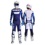 Motocross Suit (Shirt-Pants) 2026 Alpinestar Racer Riway Gear Set Blue White