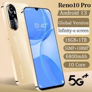 Reno 10 Pro Mobile Phone 16+1T HD Large Screen All-in-One Phone Dual Card Dual Mode Android Smartpho