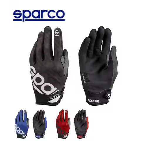 Sparco Short MECA-3 Track F1 Sweatproof and Breathable Driving Technician Kart Racing Gloves