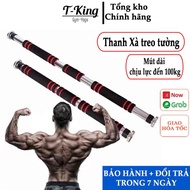 Door-mounted wall-mounted pull-up bar in many sizes from 62-130cm, customized to suit home gym to ga