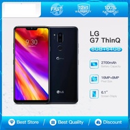 99% new Original LG G7 ThinQ G710N G710VM 4G LTE Mobile Phone 6.1" IPS LCD Octa Core Snapdragon 845 Dual Camera 16MP Camera CellPhone
