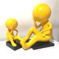 Internet Celebrity Fiberglass Living Room Tabletop Leg Extension Sales Office Model Room Decoration 